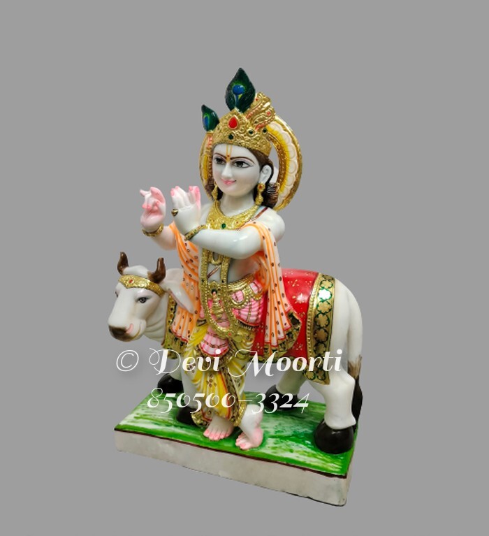 Marble Gopal Krishna Statue