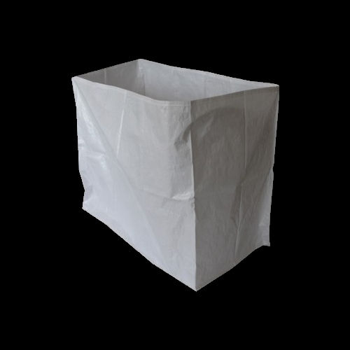 White PP Woven Box Bags