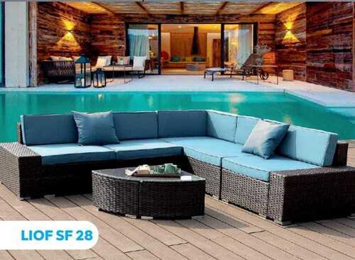 L Shape Outdoor  Wicker sofa