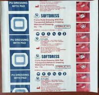 Soft Dress Transparent Adhesive Dressing Waterproof Dressing With Pad