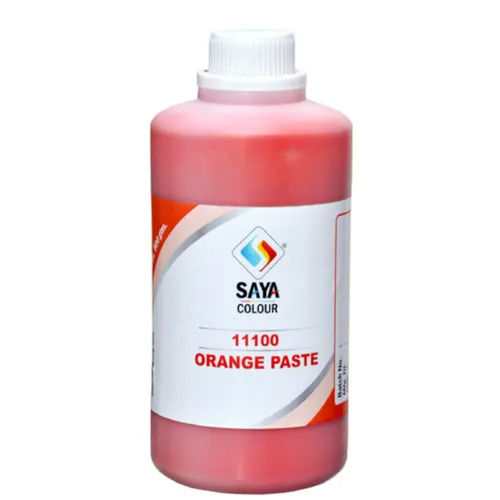 11100 Orange Pigment Paste For Paper Industry