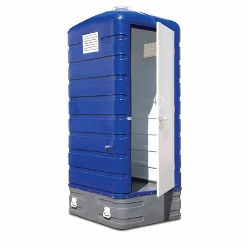 Blue Sintex Portable Toilet Cabin