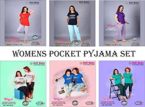 Womens Pocket Capri – Knit Bees Garments – Tiruppur