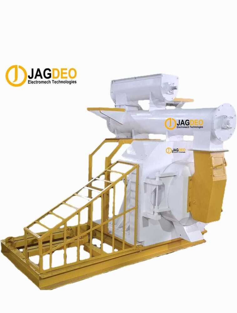 Ring Die Cattle Feed Pellet Making Machine - Semi Automatic, Electric Powered | CNC Technology, Painted Surface Finish, Ideal for Industrial Applications