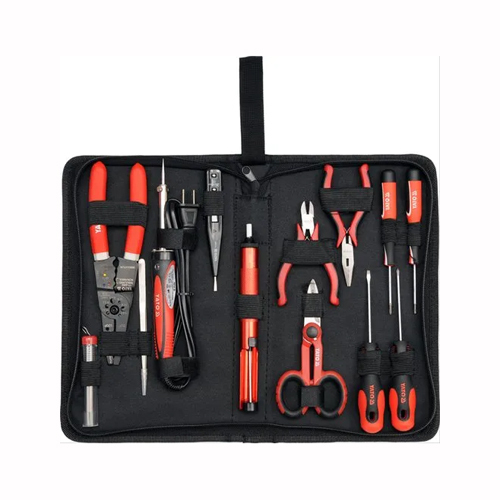 Black And Red 13 Pcs Socket Tool Set