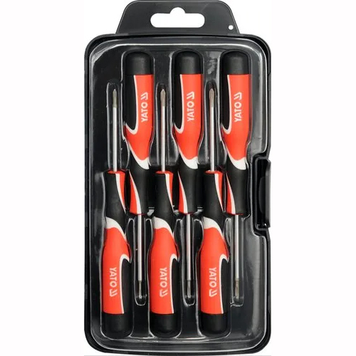 Black 6 Pcs Precision Screwdriver Set