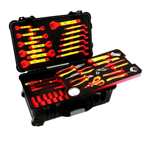 Red And Yellow 49 Pcs Insulated Tool Set