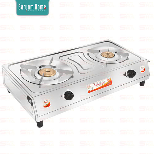 VS2 (1.65Kgs) Plating Top (With Channel -Panel) Stainless Steel LPG Gas Stove