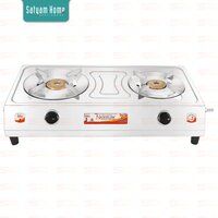 VS2 (1.65Kgs) Plating Top (With Channel -Panel) Stainless Steel LPG Gas Stove