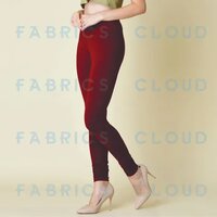 Churidar Leggings - Cotton 95%, Spandex 5% | Full Length, 4 Way Stretchable, Bio Wash, Mid Waist, Available In 25 Colors, Size L-2xl