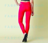 Churidar Leggings (4 way Stretchable - Bio Wash) (Pink)