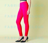 Churidar Leggings (4 way Stretchable - Bio Wash) (Pink)