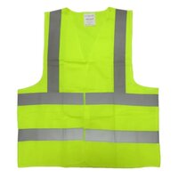Reflective Safety Jacket - Polyester, Sizes S-xl, Fluorescent Green/orange | 3m 2" Grey Reflective Tape, Ultra Cool Design, Highly Durable