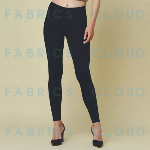 Ankle Length Leggings ( 4 way Stretchable - Bio Wash) (Navy Blue)