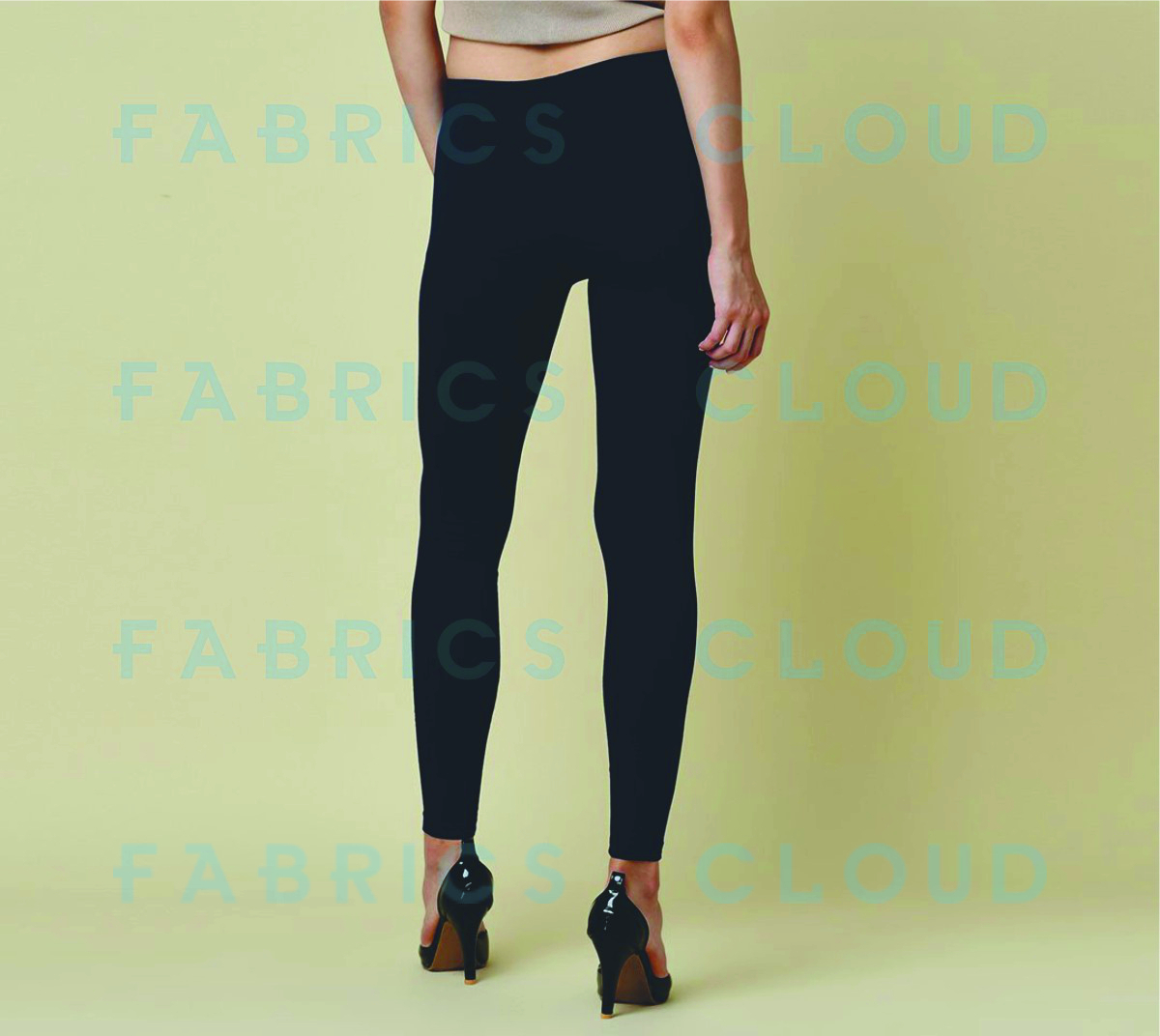 Ankle Length Leggings ( 4 way Stretchable - Bio Wash) (Navy Blue)