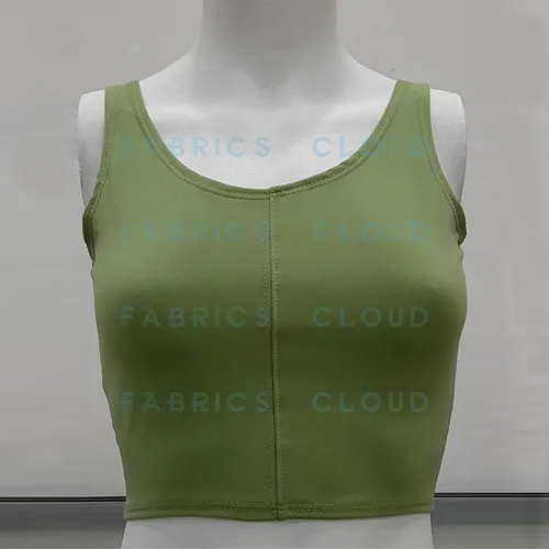 Spandex Sleeveless Blouse (Front-V Neck and Back-Round Neck) - Micro Fiber, 220 GSM, Available Sizes: S-3XL, 25 Colors, 4 Way Stretchable, Dry Fit & Breathable