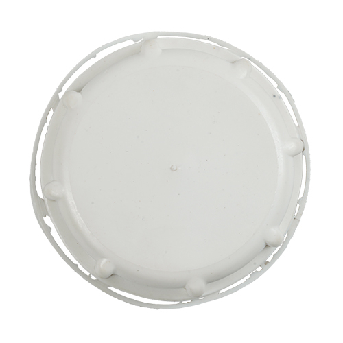 White Cap With Locking Ring