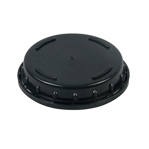 Black 6 inch Plastic LID