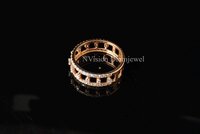 Rose Gold Natural Diamond Ambitious Ladder Ring