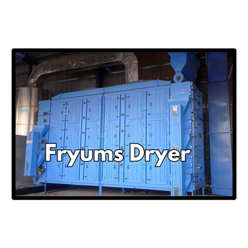 Fryums Dryer gas fired
