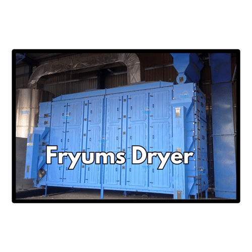 Fryums Dryer gas fired