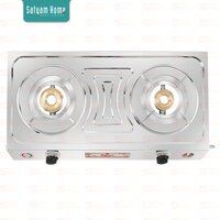 VS2 (1.25Kgs) Without Channel Panel Plating Top Stainless Steel LPG Gas Stove