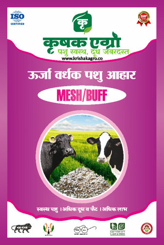 Mesh And Buff Urja Vardhak Pashu Aahar Cattle Feed Fat: 3 Percentage ( % )