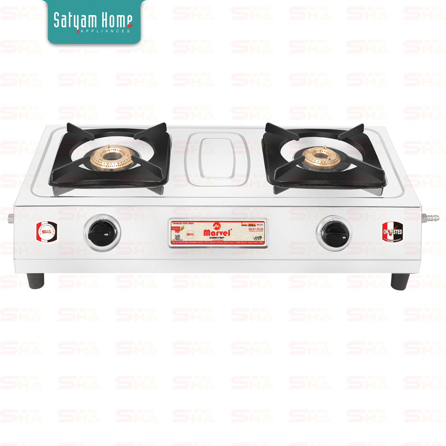 Commander 1.1 C.I. Top (Light Material) Stainless Steel LPG Gas Stove