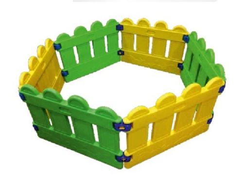 Green And Yellow Fence (Set Of 06 Pieces)