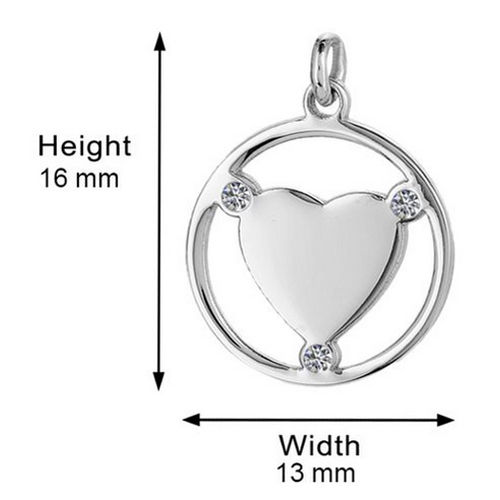 Diamond Accent Silver Pendant Necklace