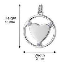 Diamond Accent Silver Pendant Necklace