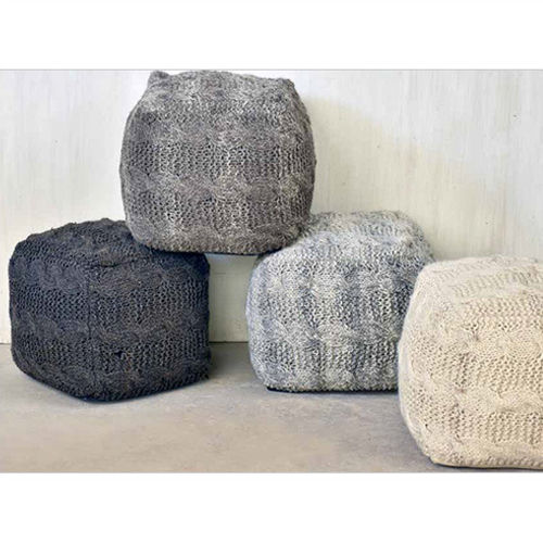 Cotton Pouf - Customized Size, High Quality | Available in Different Colors for Commercial Use