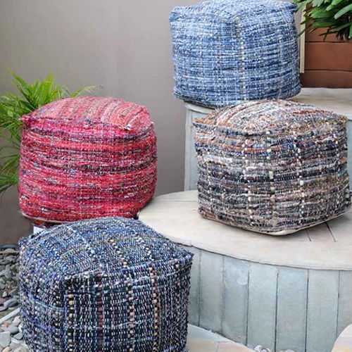 Polyester Pouf