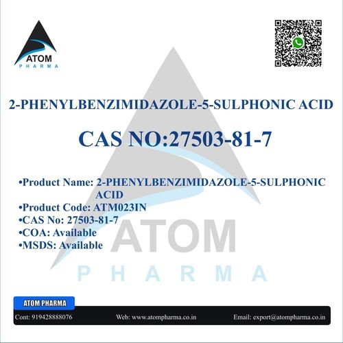 2-Phenylbenzimidazole-5-Sulphonic Acid Intermediate Cas No: 27503-81-7