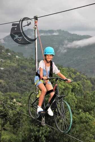 Steel Zip Line Cycle Installation Service