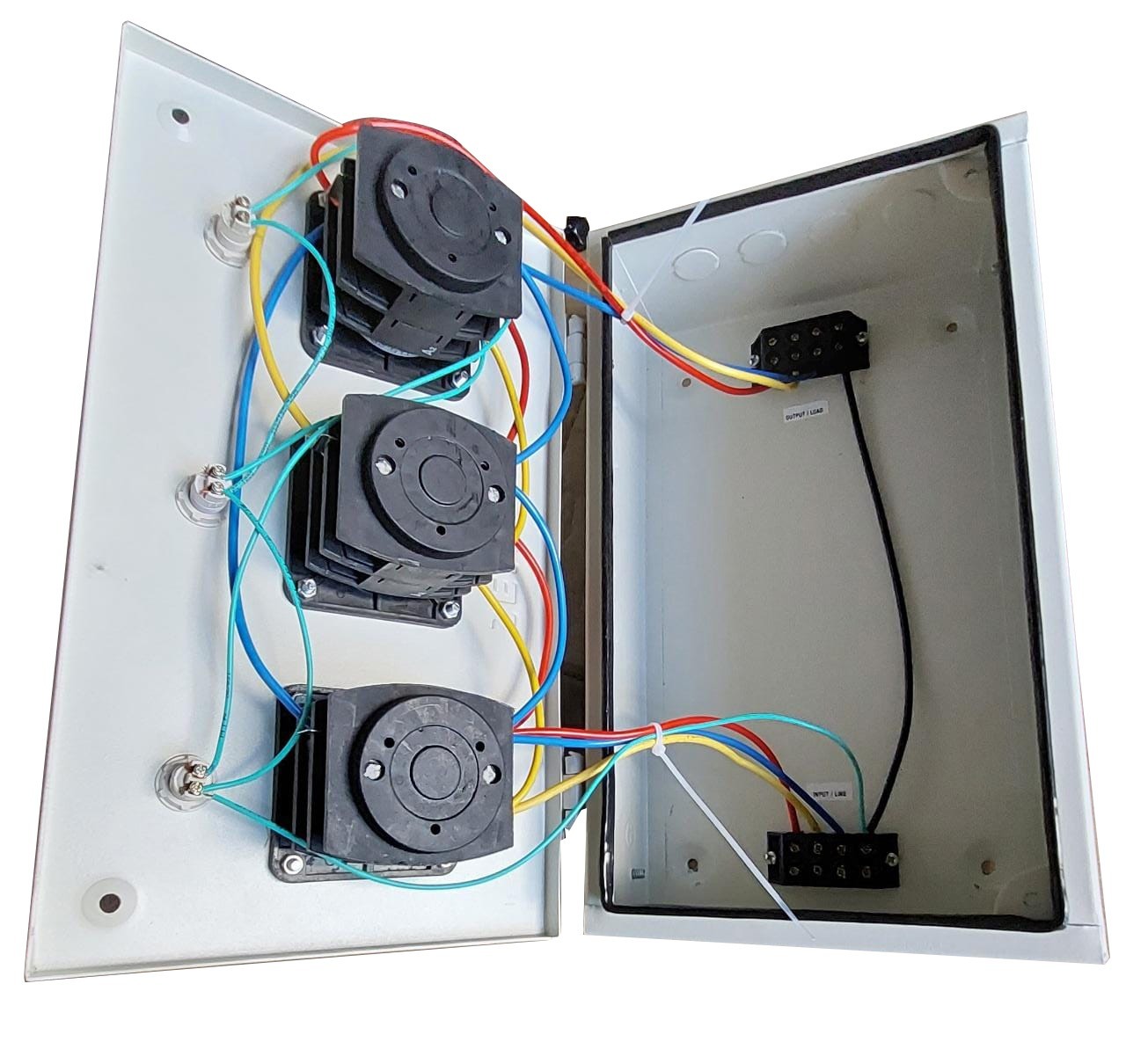 SELVO 63A Three Phase Neutral (TPN) Phase selector Enclosure IP44