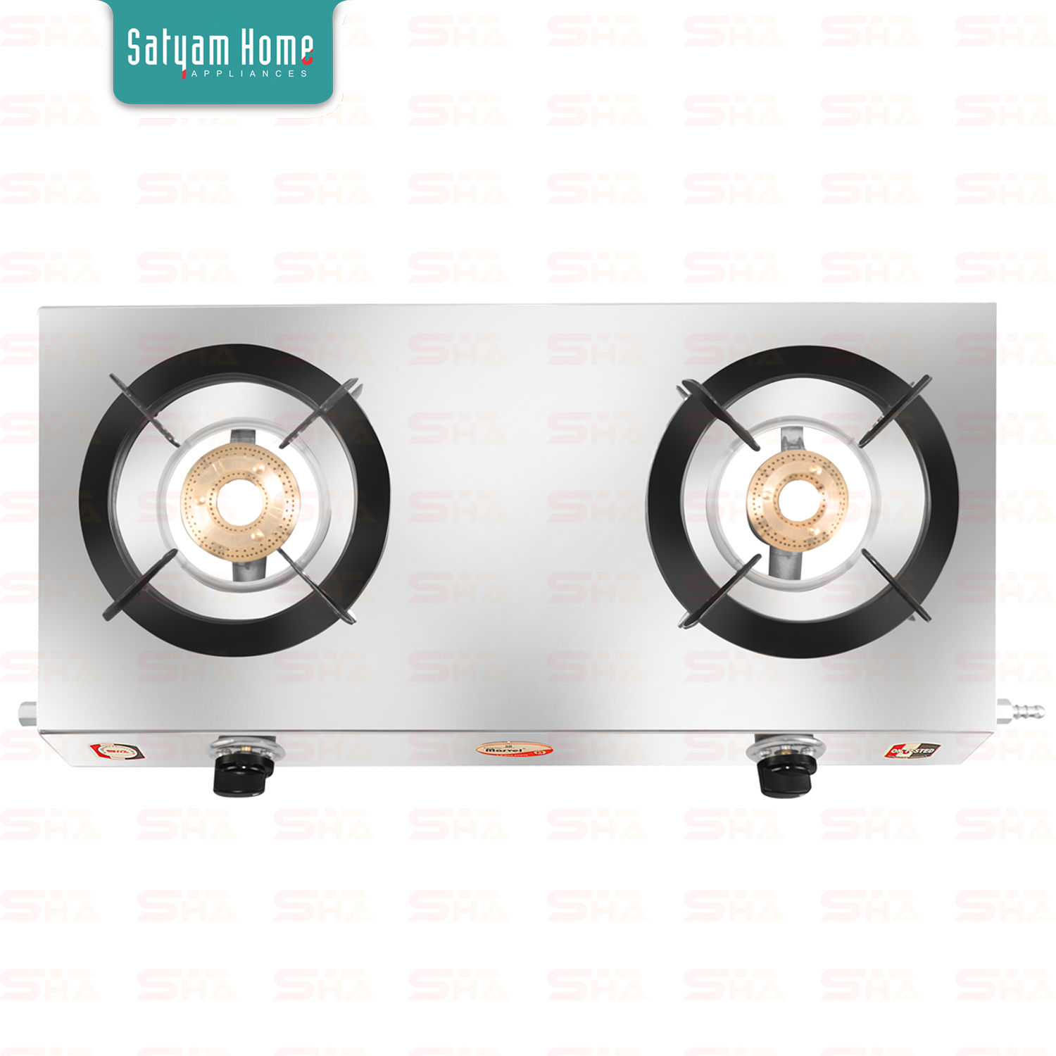 2 Burner Jointless Mini LPG Gas Stove