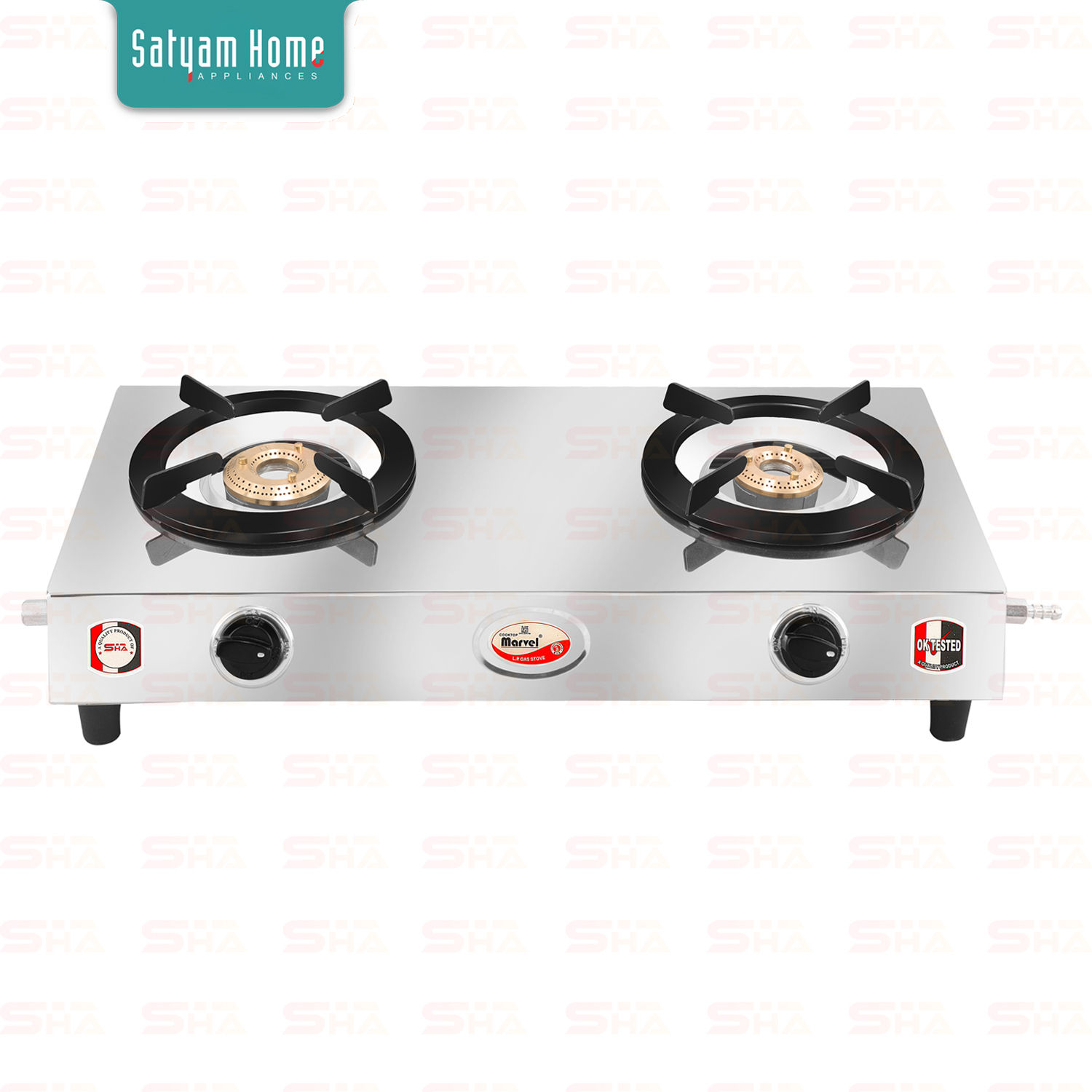 2 Burner Jointless Mini LPG Gas Stove