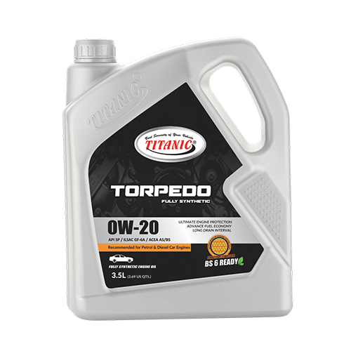 3.5 Ltr 0W-20 Fully Synthetic Engine Oil Application: Automotive