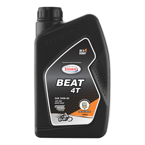 900 Ml Beat 4T Sae 20W-40 Scooter Engine Oil Application: Automotive