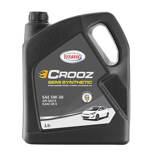 3.5 Ltr Sae 5W-30 Crooz Semi Synthetic Engine Oil Application: Automotive