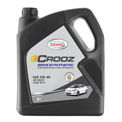 4 Ltr Sae 5w-40 Crooz Semi Synthetic Engine Oil