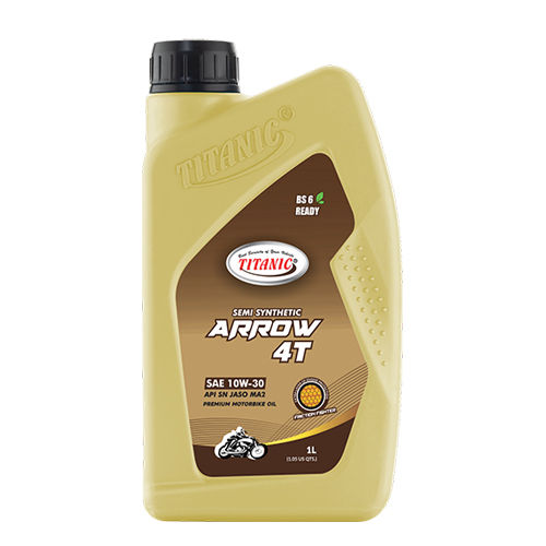 Titanic Arrow 4t Sae 10w-30 Semi Synthetic Bike Engine Oil