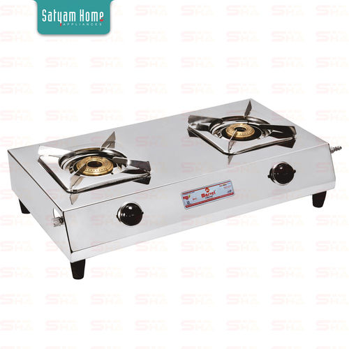 2 Burner Jointless Pixy With Brass Dial Plate 3.5kgs Body