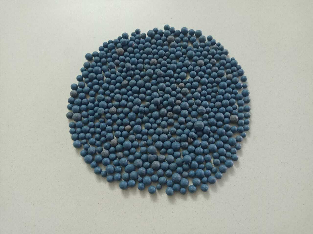 yellow color round shape bentonite granular for catlitter fertilizer