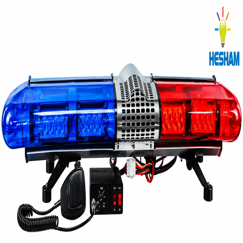 Ambulance Warning Light Bar 12V - Features: High Visibility