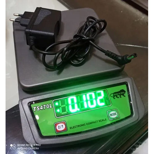 Black Digital Weighing Scale