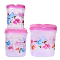 Square Container - Soft Plastic, 1 To 11 Litre Sizes, Pink And Blue | 1-year Warranty, Versatile Storage Solution