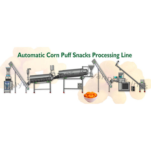 Automatic Corn Puff Snacks Processing line