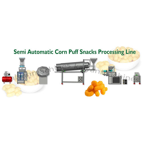 Semi-Automatic Corn Puff Snacks Processing line